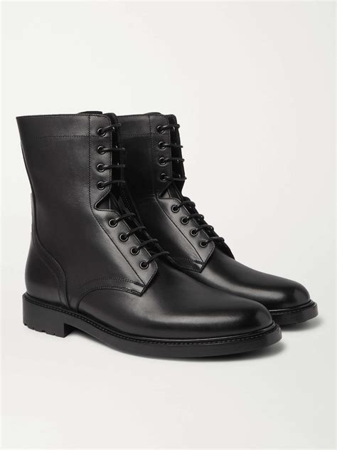 celine homme leather boots.